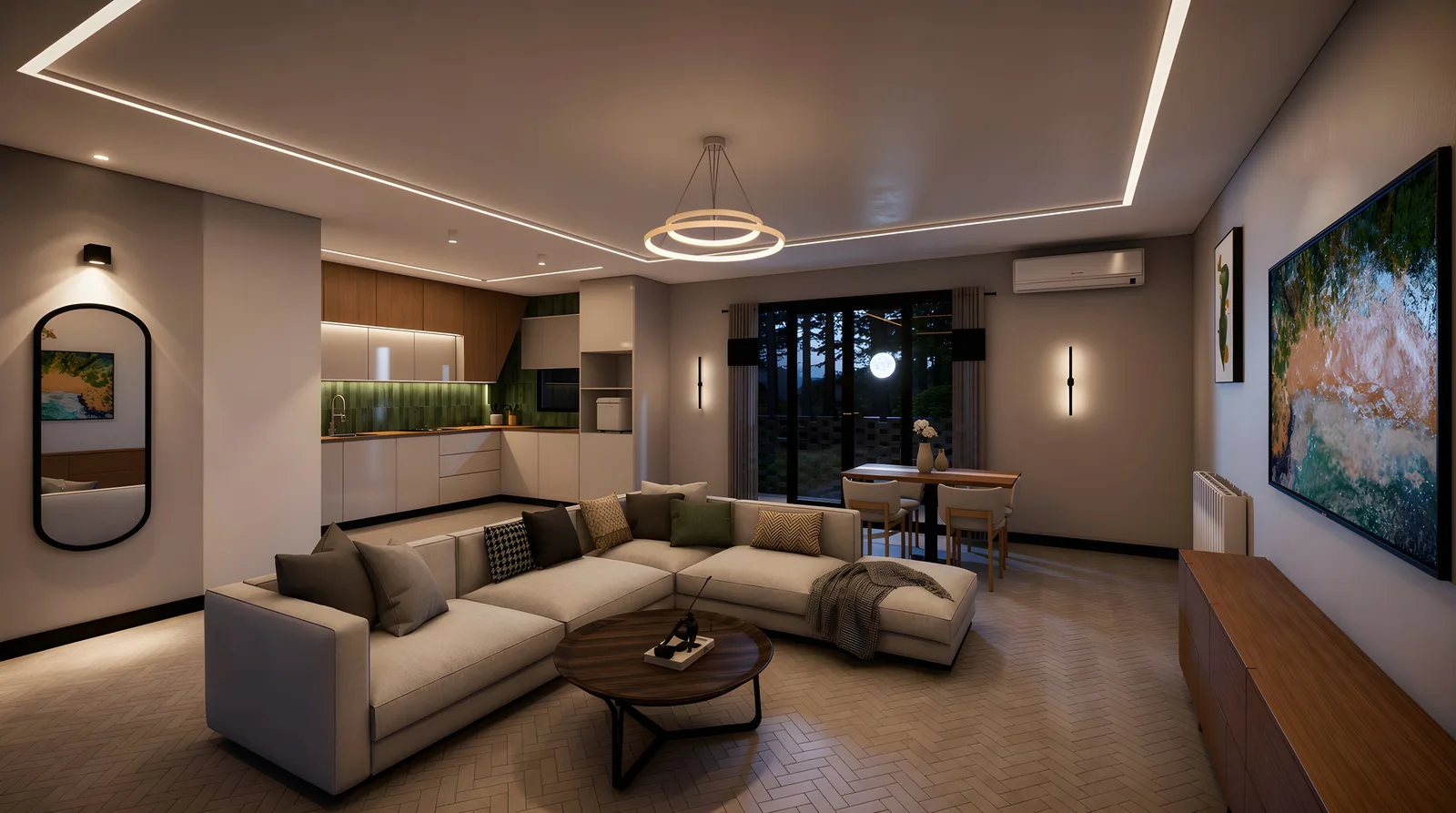 interior render created with Archome AI